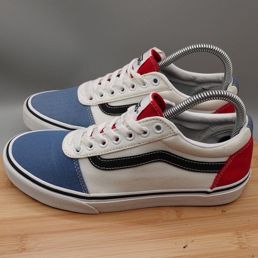 Vans Shoes Mens 6.5 Multicolor Ward Low Top Sneaker Casual Comfort Skate Flaws